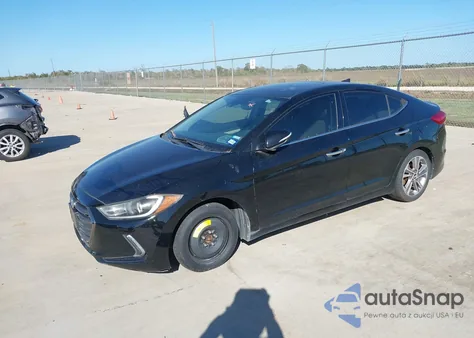 2017 Hyundai Elantra Limited z USA, uszkodzony, nr VIN 5NPD84LF3HH003541